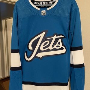 NHL Winnipeg Jets Authentic Adidas Alternate 3rd Hockey Jersey sz 52 NWT